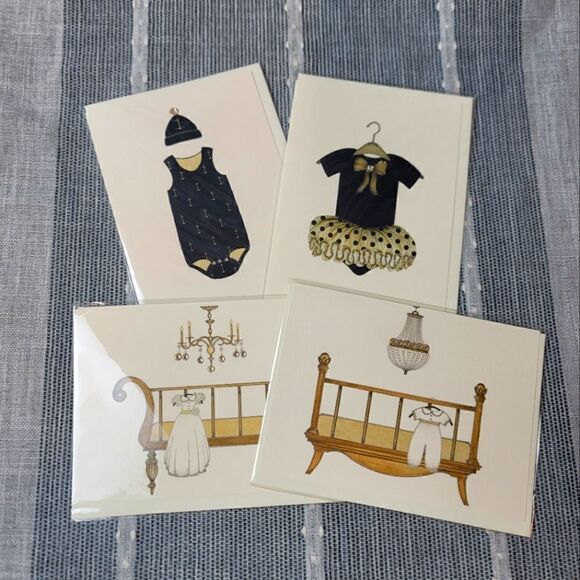 NEW- S.E. HAGARMAN Baby Shower Card Bundle (4) - Picture 1 of 3